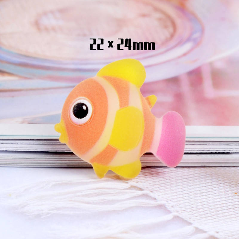 

5шт, Кабошоны, серединки "Рыбка"