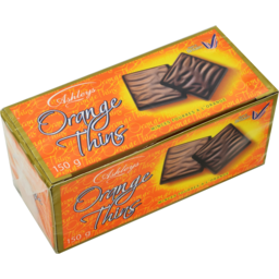 

Шоколад с апельсиновой начинкой Orange Thins Ashleys Великобритания 150г