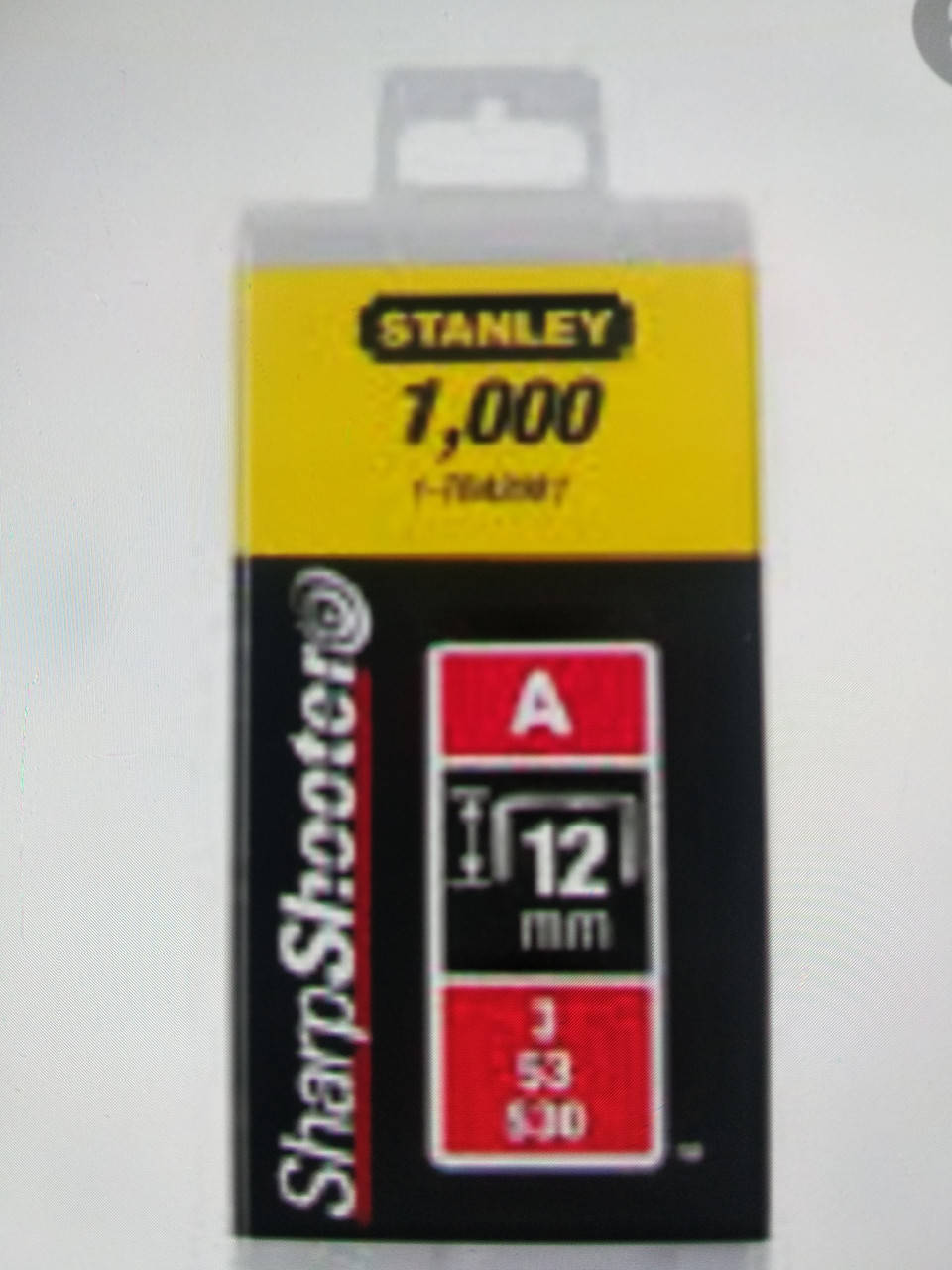 

Скобы Stanley 12мм (1000шт.)1-TRA208T