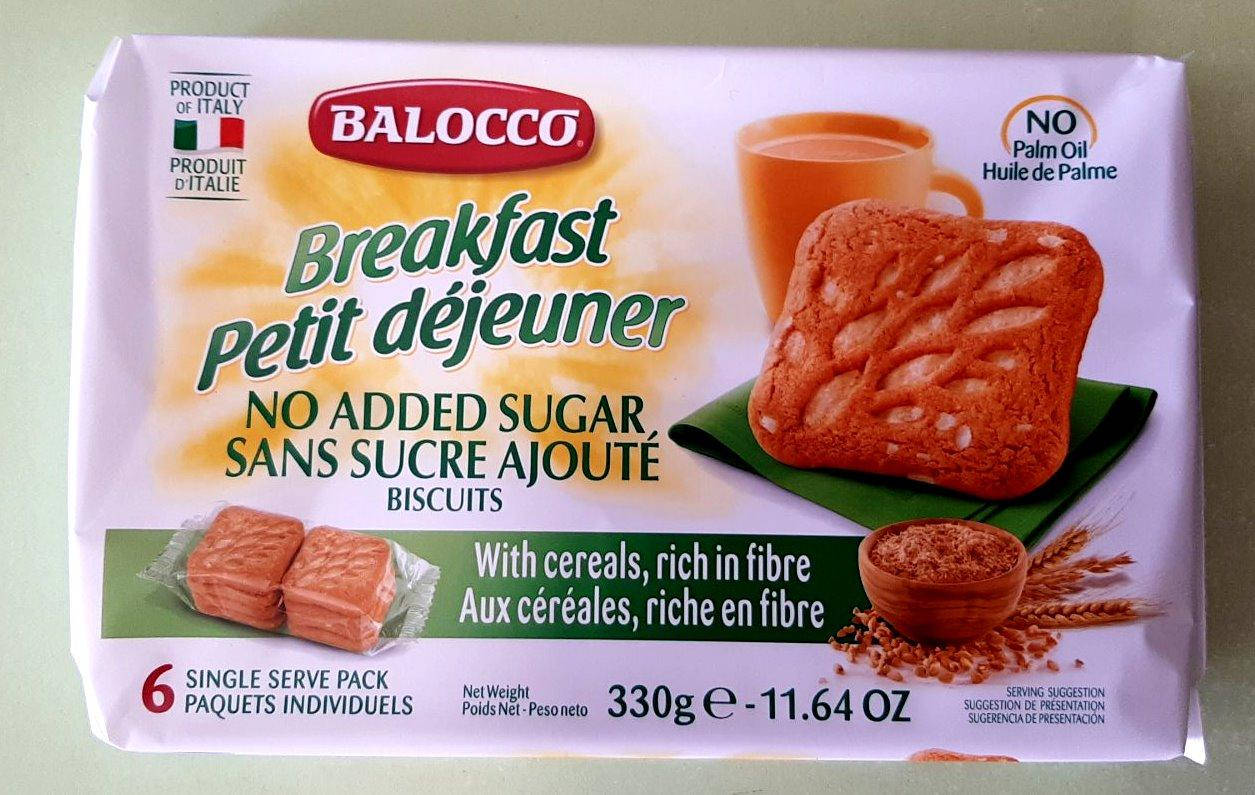 

Печенье Balocco Breakfast без сахара 330 г Уценка сроки
