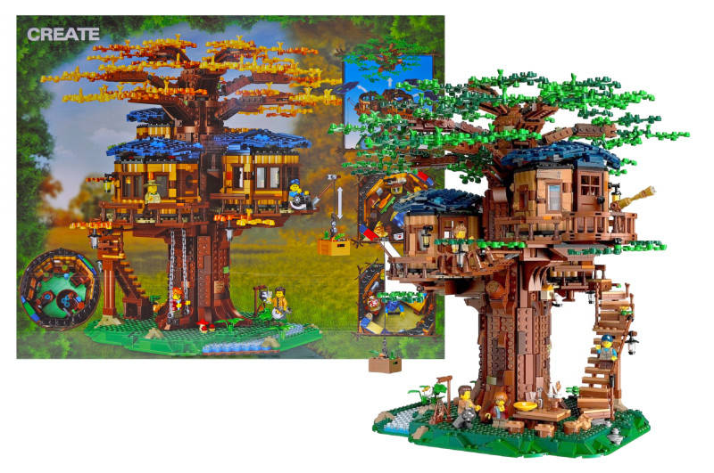 

Конструктор CREATE Идеи 11364 Ideas Дом на дереве 3056 дет