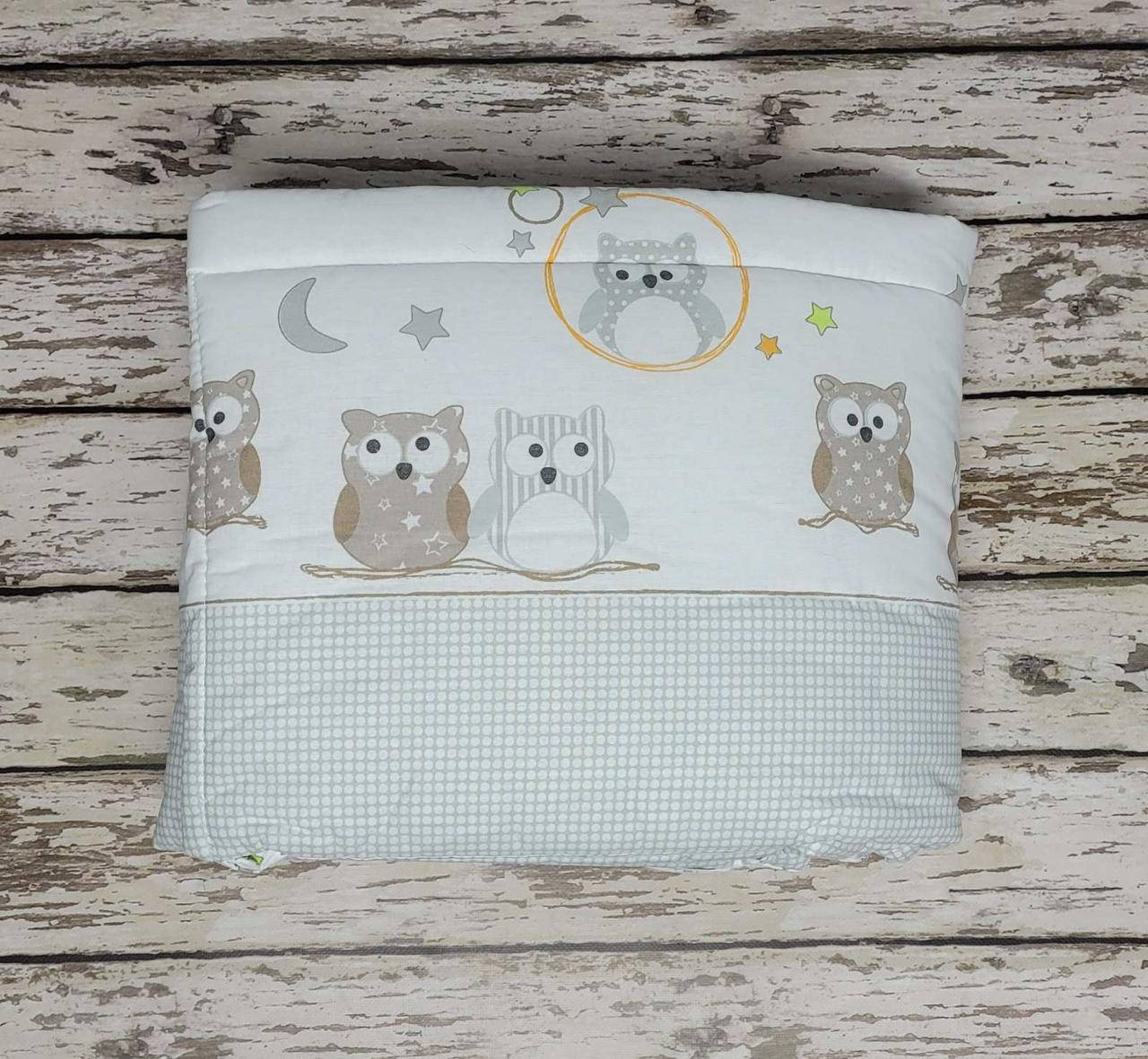 

Бортики - защита в детскую кроватку с 2-х частей / 3 цвета