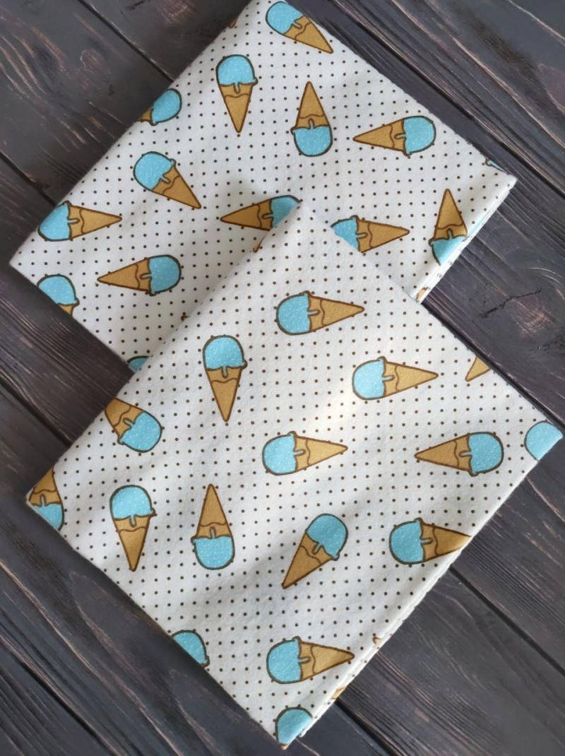 

Пеленка фланелевая / байковая 90 х 80 см, Голубой