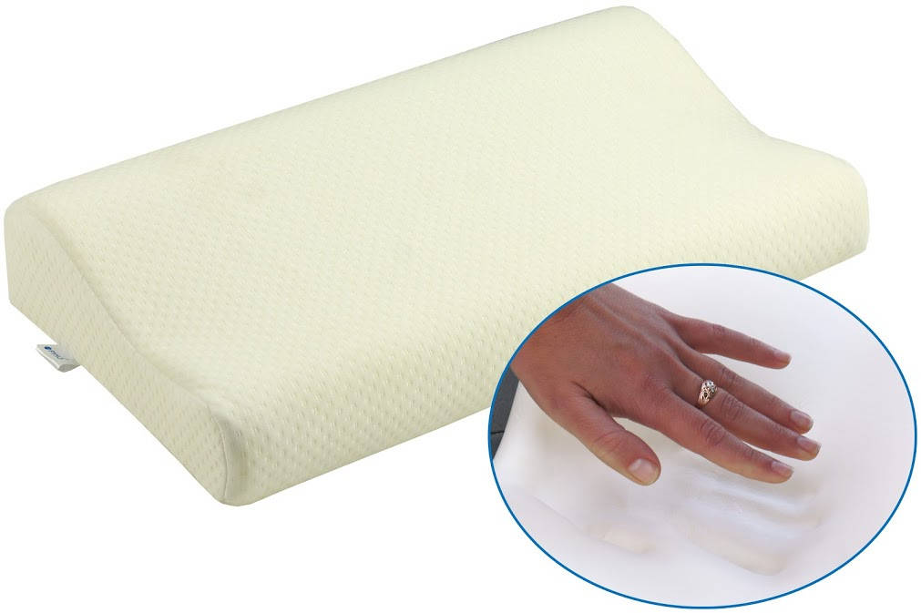 

Подушка анатомическая Memory 32х50 ТМ "Руно", Белый