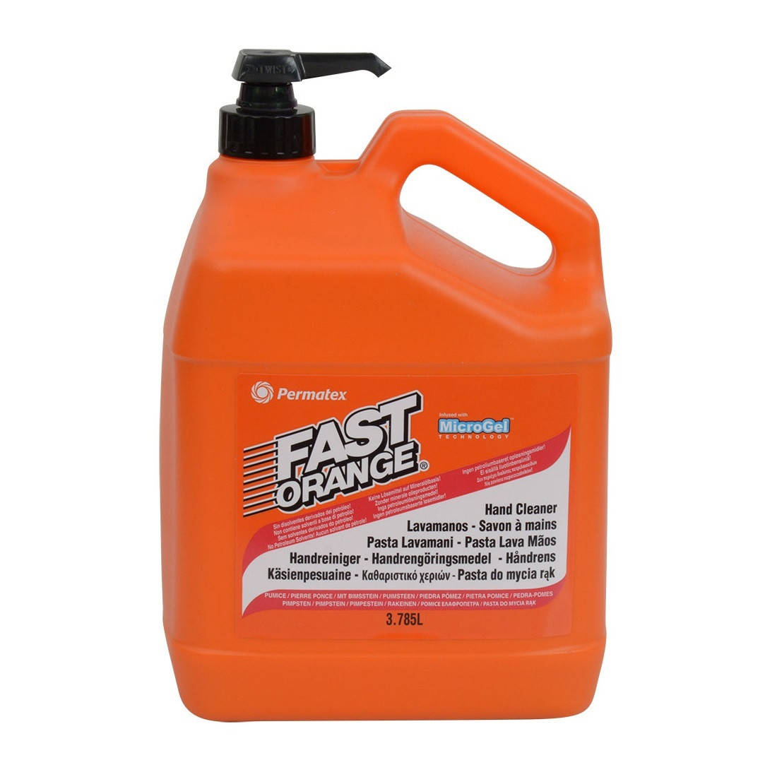 

Паста для мытья рук Permatex Fast Orange Hand Cleane 3.785 л (35405)