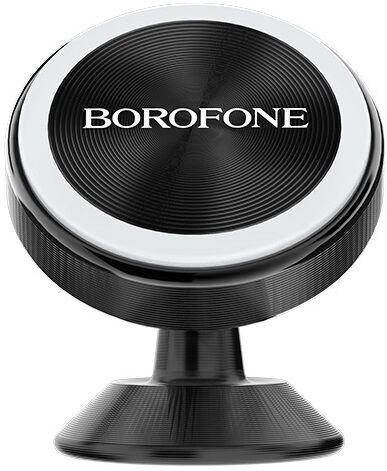 

Автомобильный держатель для смартфона магнитный BOROFONE Platinum Magnetic Center Console Holder Black (BH5B), Черный