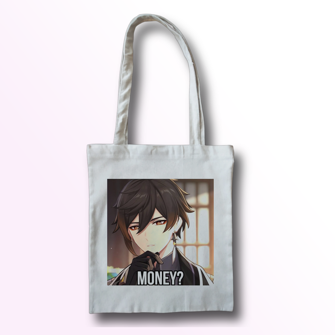 

Шопер белый Геншин импакт 03