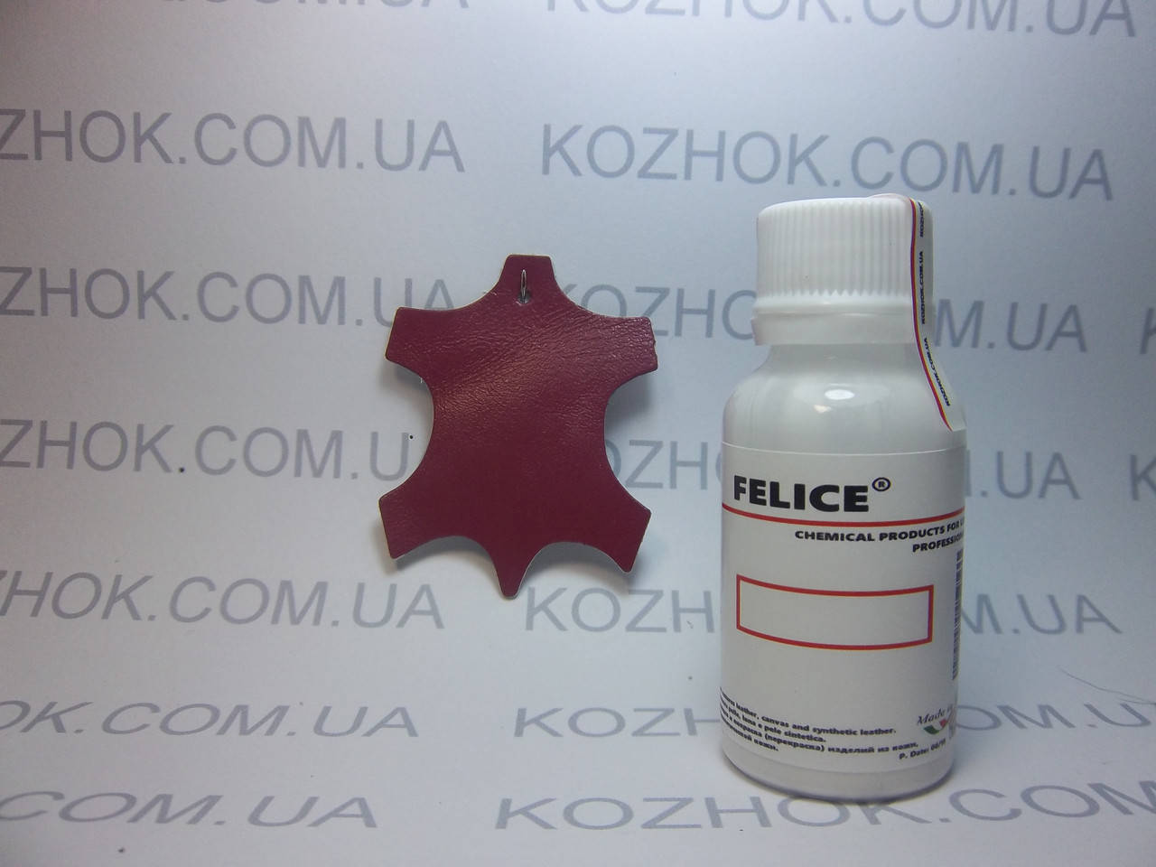 

Краска для кожи Felice цв.Перламутрово Рубиновый Для обуви,гладкой кожи, кожгалантереи, кожаной мебели, кожано