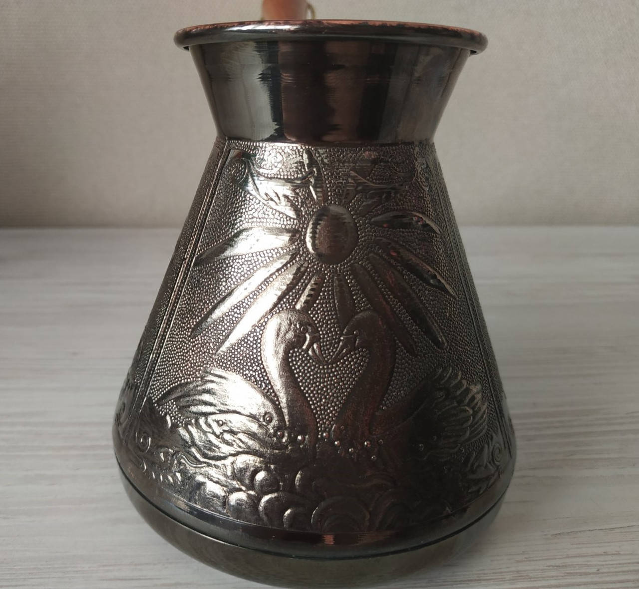 

Турка (джезва ) Медная Верность 640 мл Станица МВ-640 для приготовления кофе