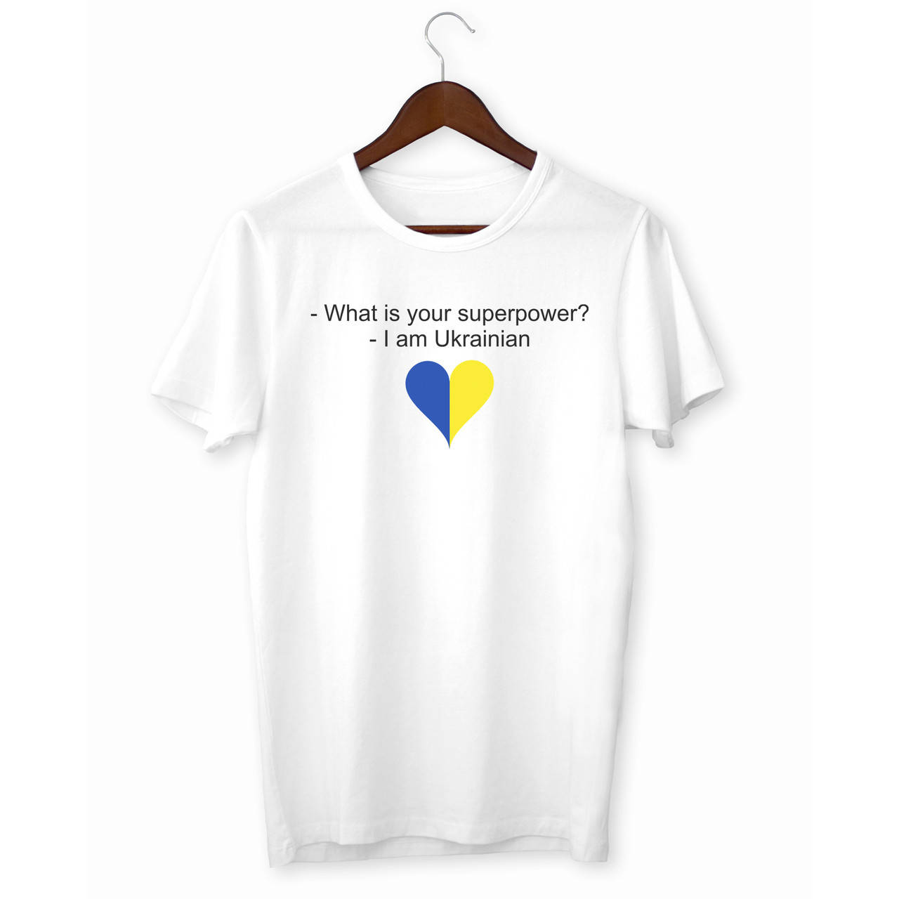 

Футболка с принтом "What is your superpower. I am Ukrainian" Push IT M