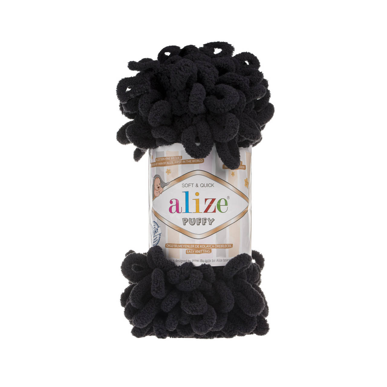 

Пряжа фантазийная Alize Puffy № 60