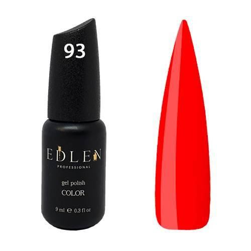 

Неоновый красный гель лак Edlen Colour 9ml. №93