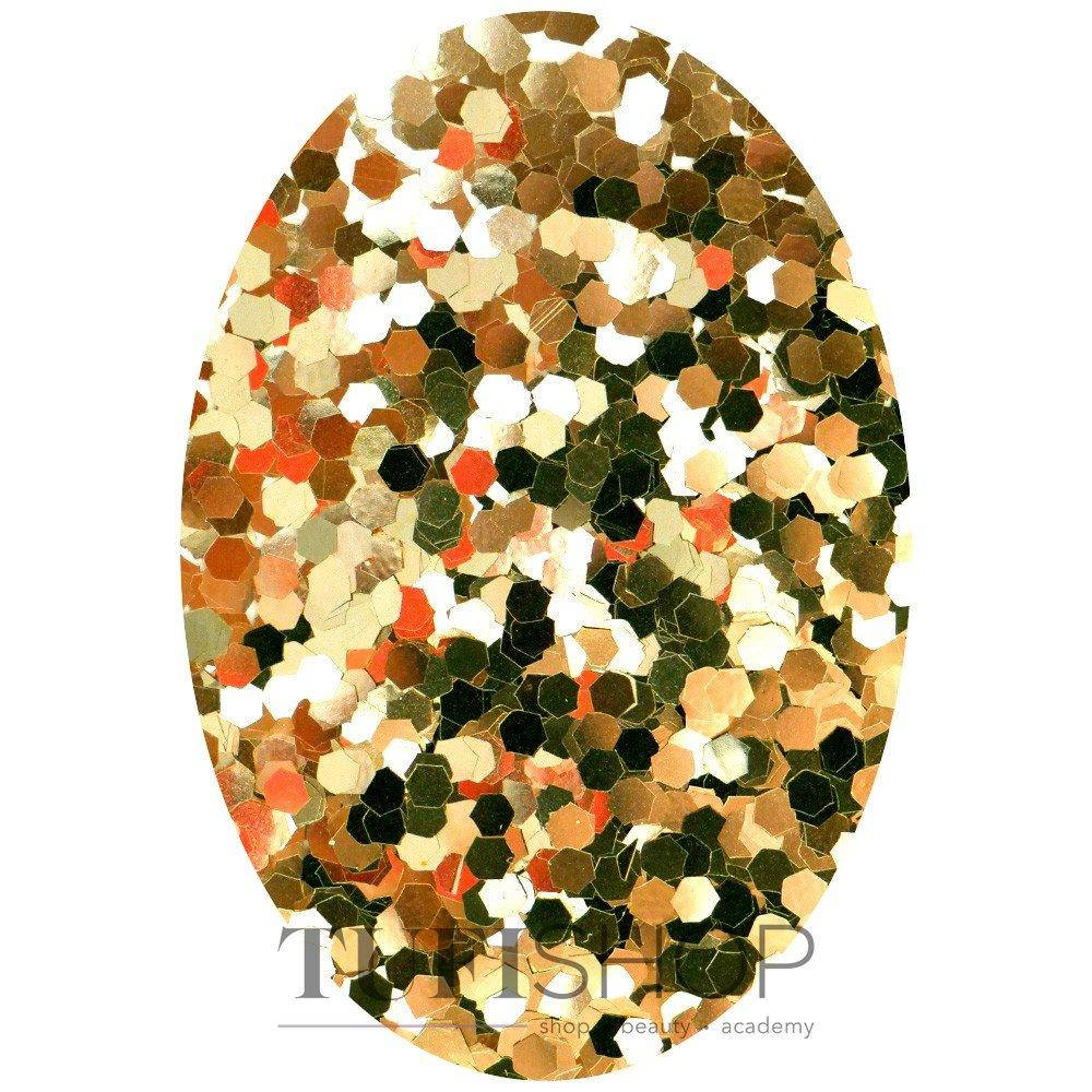 

Блестки для ногтей Tufi Profi №17 (733 - 063) - шестигранник, оливковый