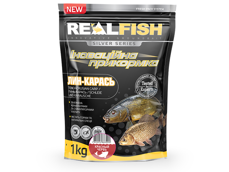 

Прикорм REALFISH "КАРАСЬ ЛИНЬ КРАСНЫЙ ЧЕРВЬ"