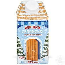 

Вершки селянські 33% ж 500 г Люстдорф