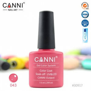 

Гель-лак CANNI № 043 (темно-коралловый)