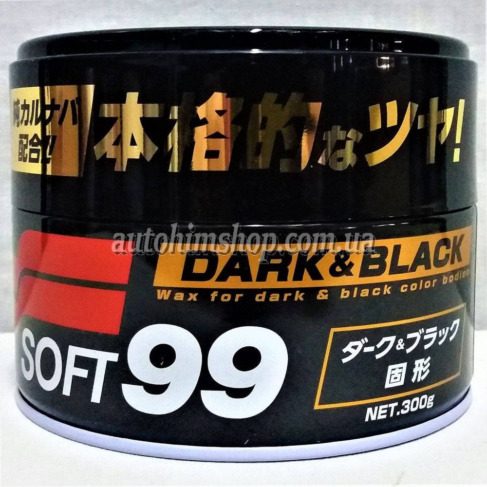 

Твердый воск для темных лаков Dark & Black Wax Soft99 базовый 300 г
