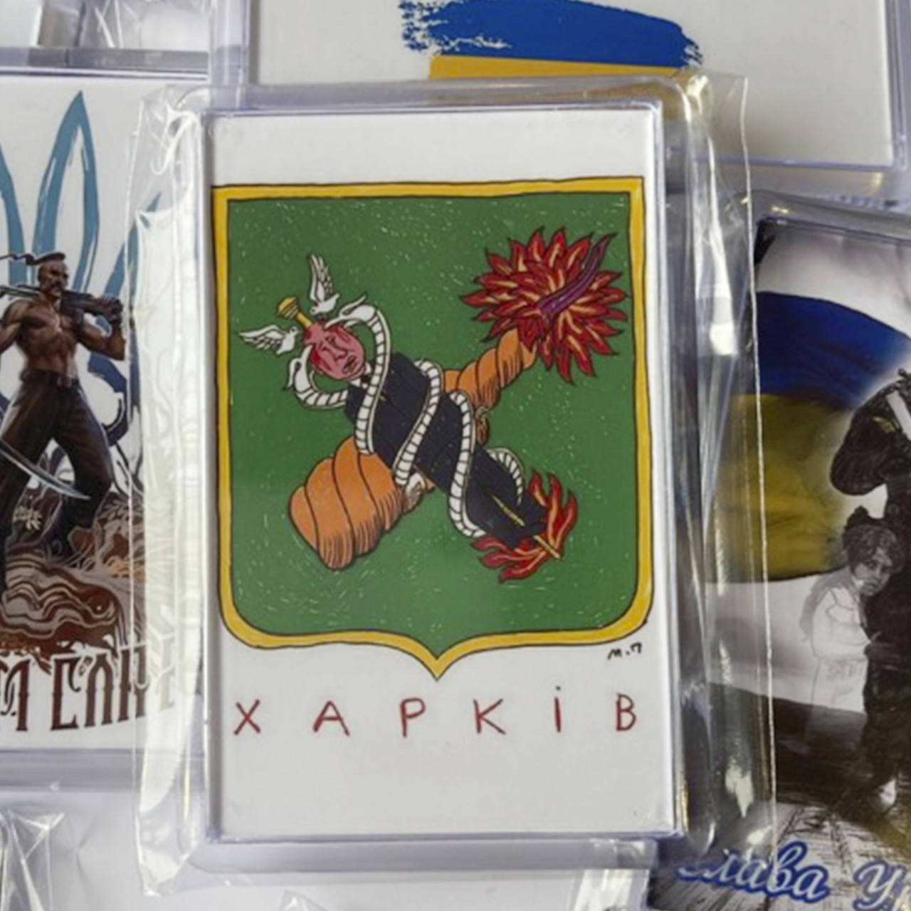 

Патриотические магниты Харків