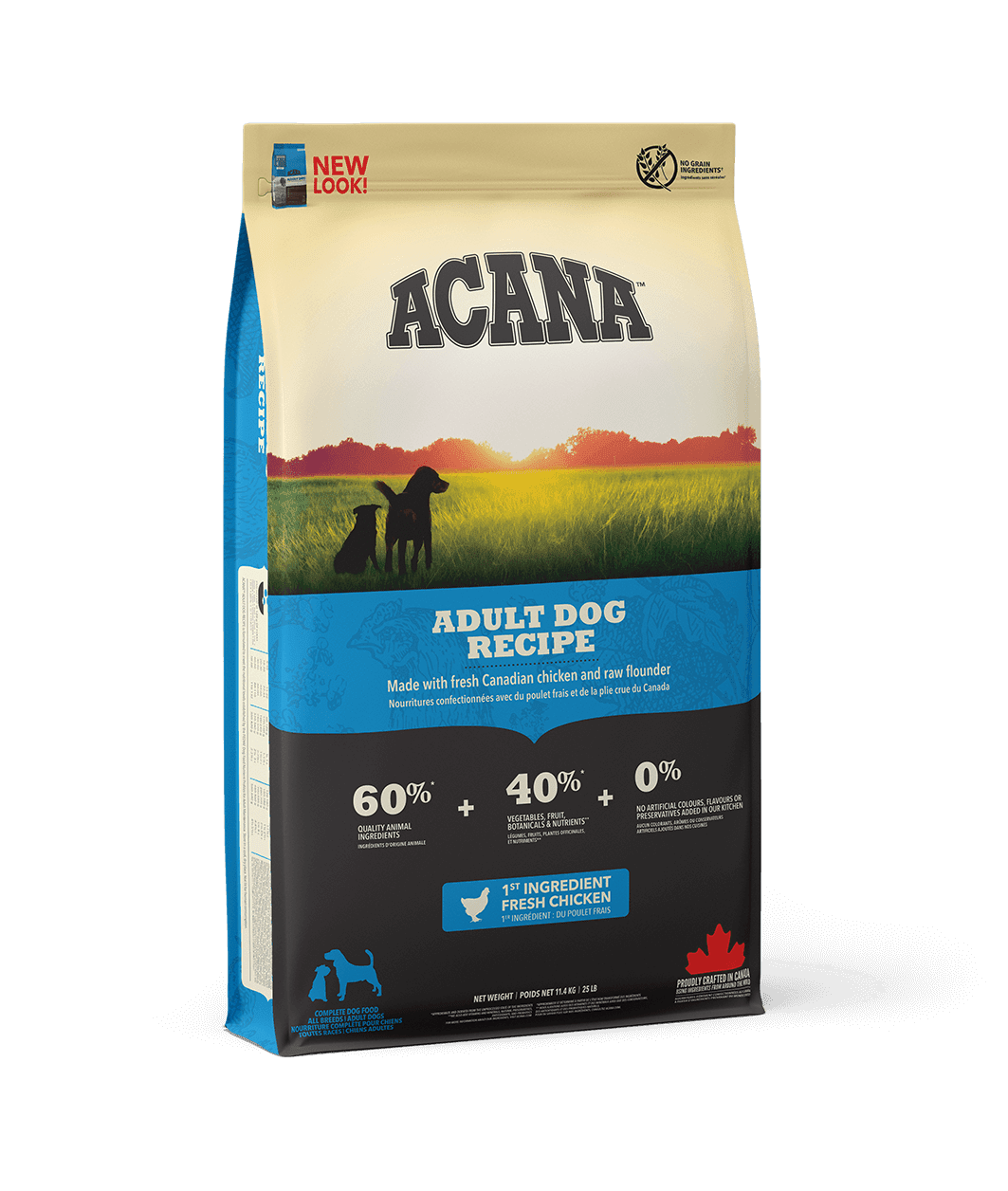 

Acana Adult Dog Recipe (Акана Эдалт Дог Ресипе) сухой корм для собак всех пород и всех стадий жизни