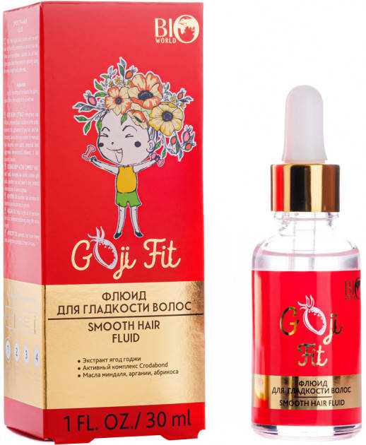 

BIO WORLD GOJI FIT Флюїд для гладкості волосся, 30 мл