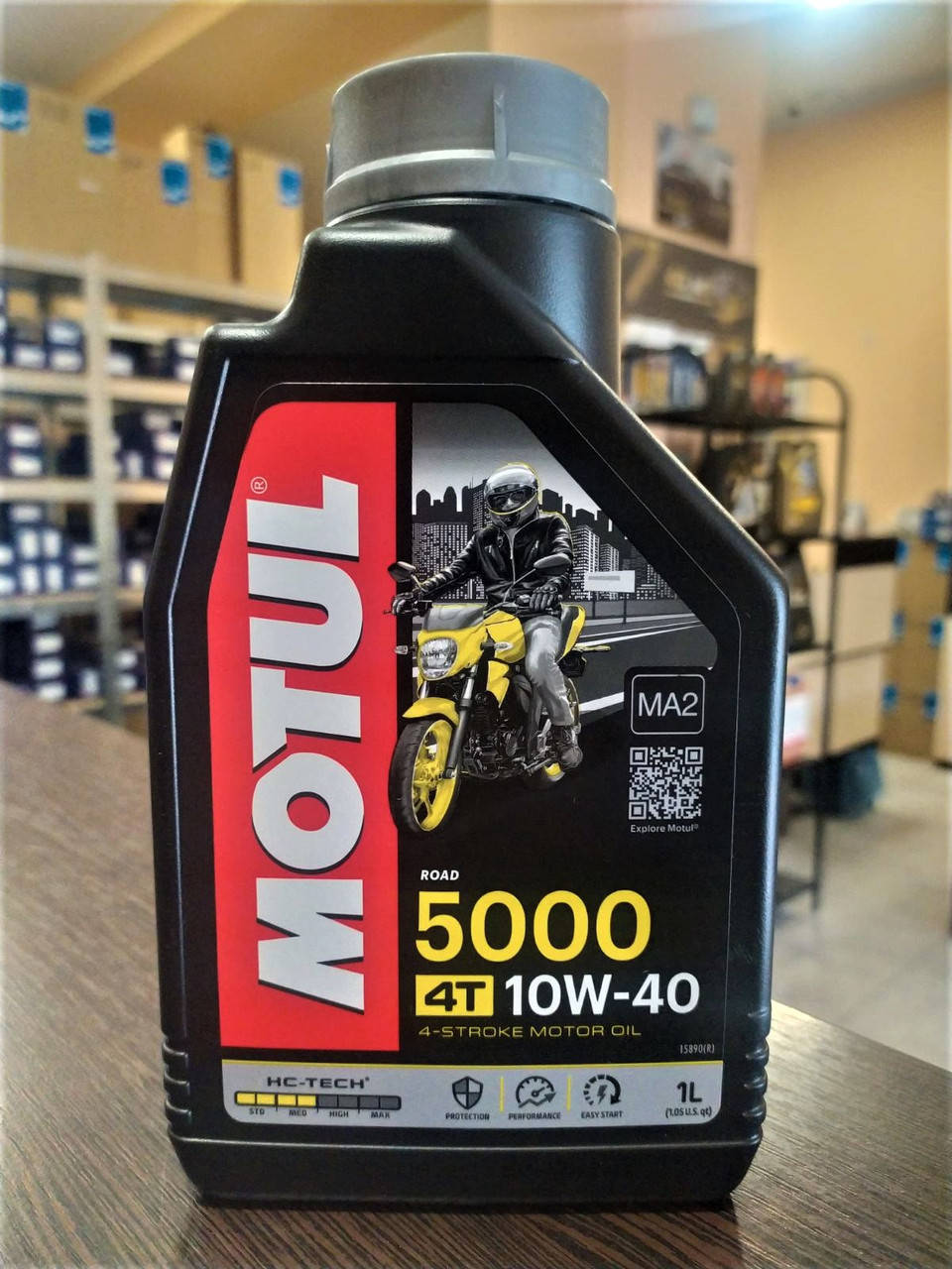 

Масло моторное для мотоциклов и скутеров MOTUL ROAD 5000 10w40 4T (1л)