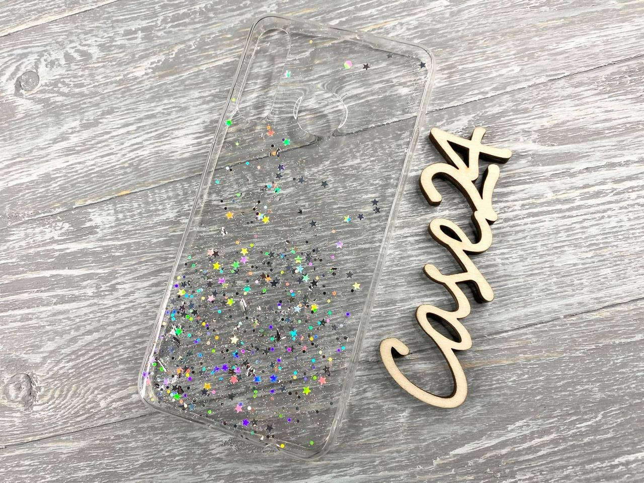 

TPU чехол Star Glitter для Huawei P30 Lite прозрачный