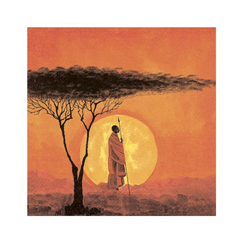 

Салфетки для декупажа "African Sunset" (Афика) 33*33 см №140