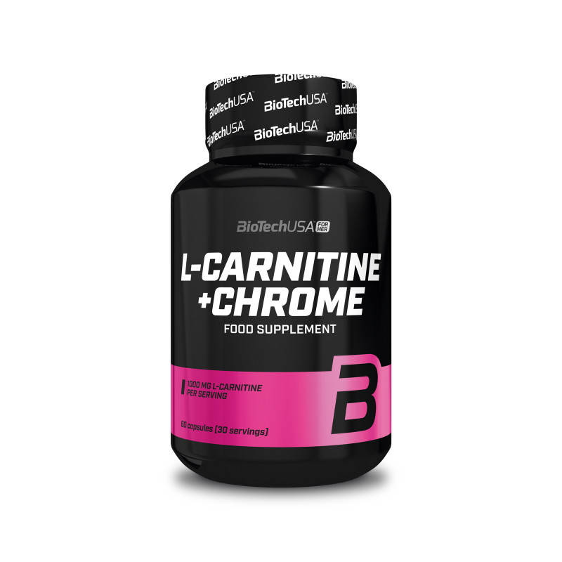 

Жиросжигатель BioTech L-Carnitine + Chrome, 60 капсул