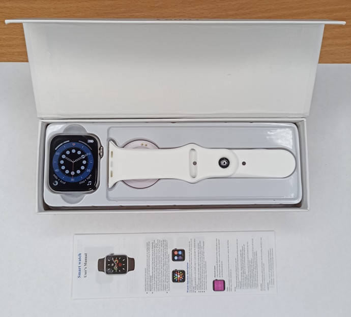 

Смарт часы Т500+ Smart Watch T500+ Умные часы Т500+ белое серебро