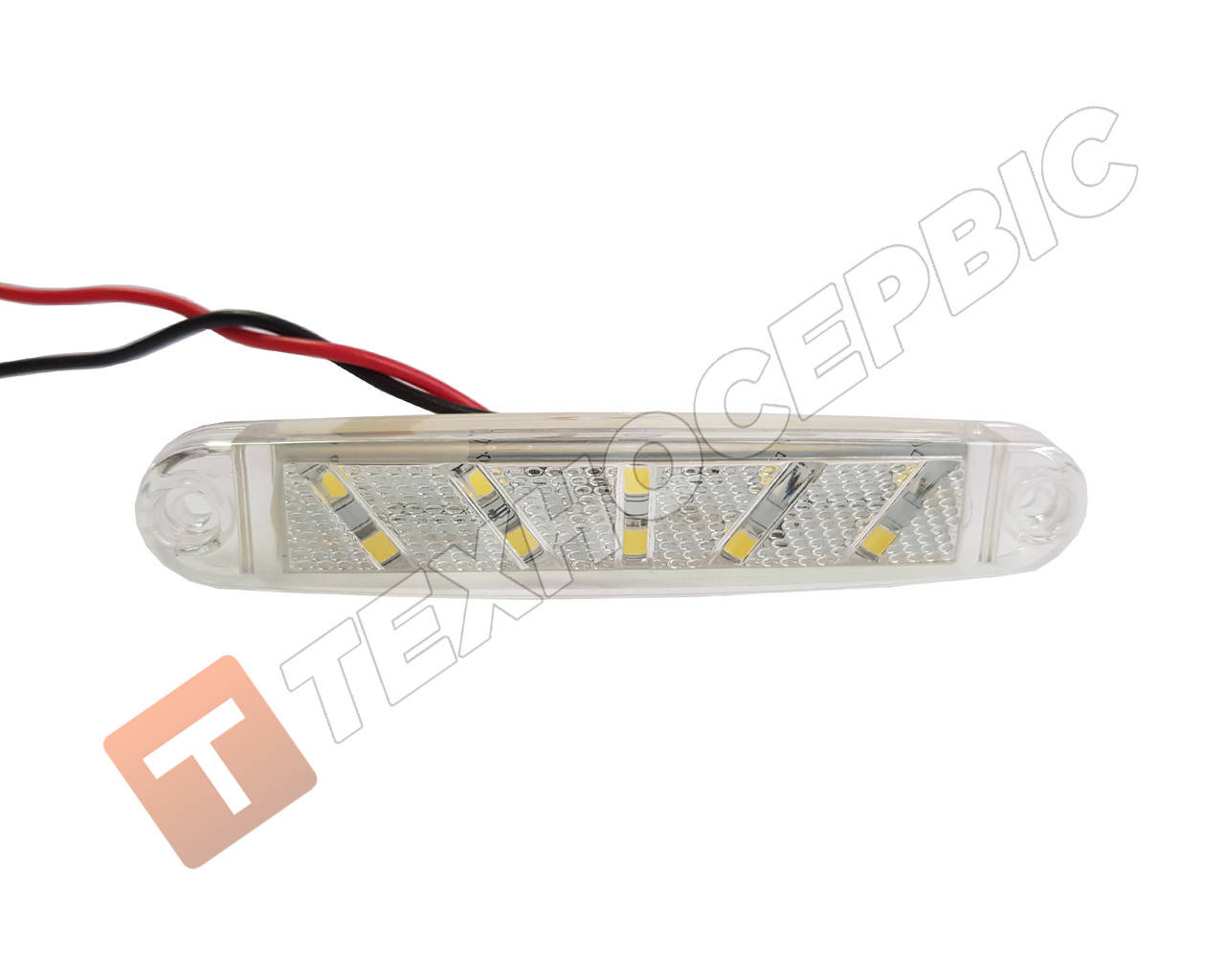 

Фонарь габаритов 24v белый 10LED маркерный прицепа светодиодный (пр-во Турция)