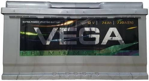 

Авто аккумулятор VEGA PREMIUM 74Ah R+ 720A (EN)