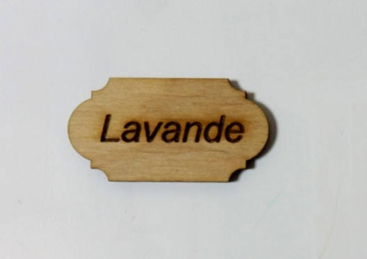 

Шильда (накладка) "Lavande", 5см