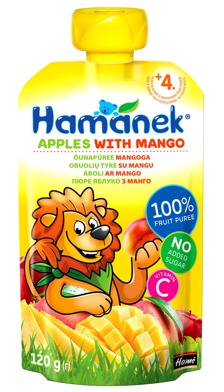 

Hame пюре (пауч) яблуко з манго 120г