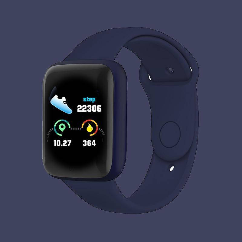 

Смарт-часы Smart Watch Y68S шагомер подсчет калорий цветной экран Dark blue