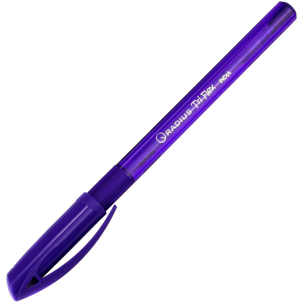 

Ручка шариковая "Radius" Tri Flex 0,7 мм тонированная фиолетовая (50) №9306