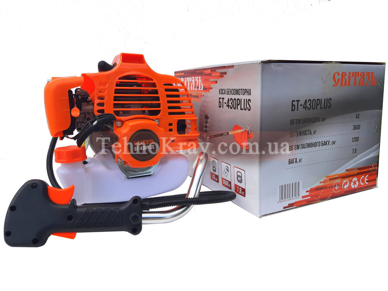

Бензиновая мотокоса Свитязь БТ-430 PLUS Мотокоса 43 см3 Диаметр штанги 28 мм