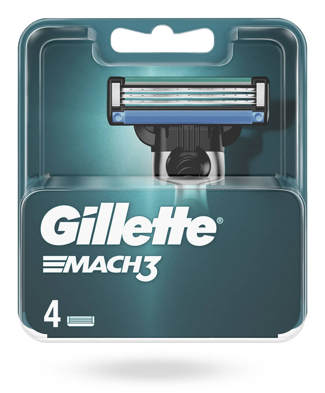 

Сменные картриджи для бритья (Лезвия) Gillette Mach 3 4шт
