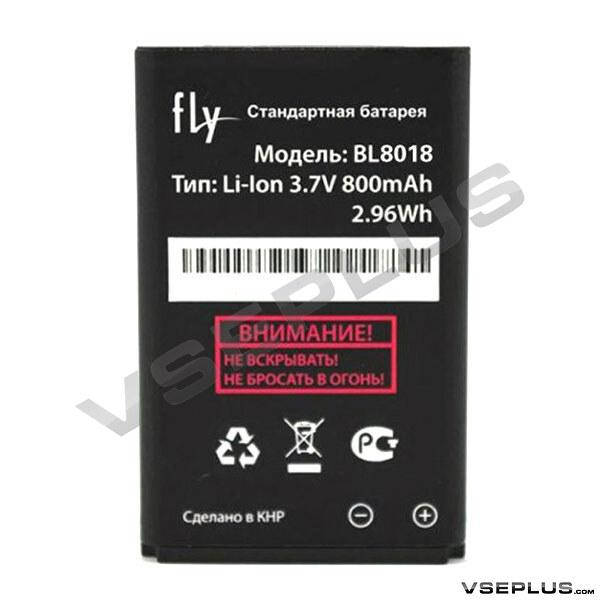 

Аккумулятор Fly FF183, original, BL8018