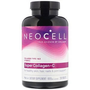 

Супер Коллаген тип 1 и 3 с витамином C (Super Collagen+C) 250 таблеток