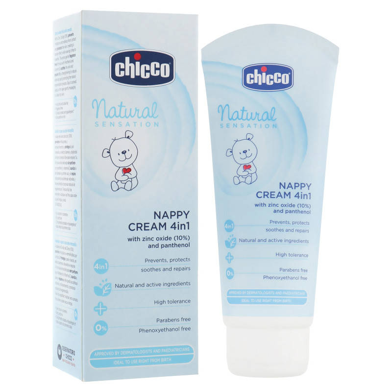 

Крем защитный 4в1 Chicco Natural Sensation Cream 100 мл (8058664066643)