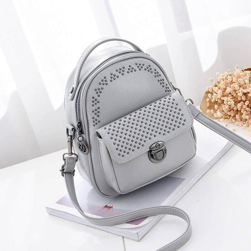 

Рюкзак мини женский Fancy gray, Серый
