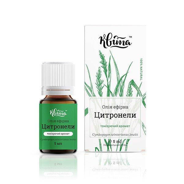 

Цитронеллы эфирное масло, Квита, 5 мл