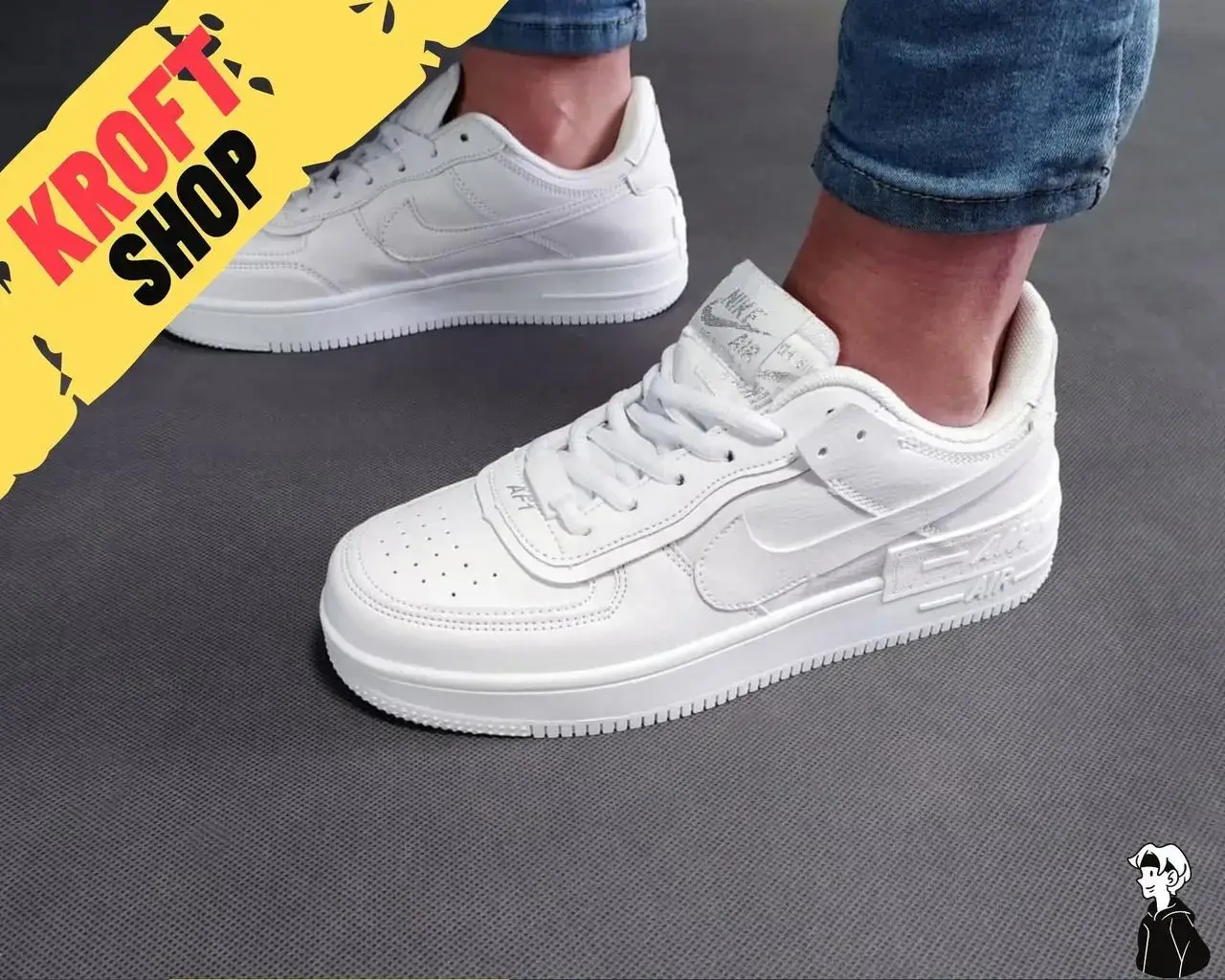 

Женские кроссовки Nike Air Force белые | обувь женская повседневная демисезонная Размеры 36 38 39 40 41, Белый