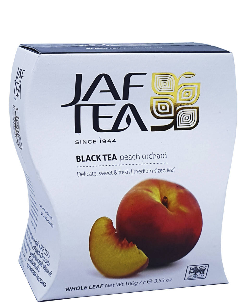 

Чай чорний з ароматом персика Jaf Tea peach orchard 100 г (53070)