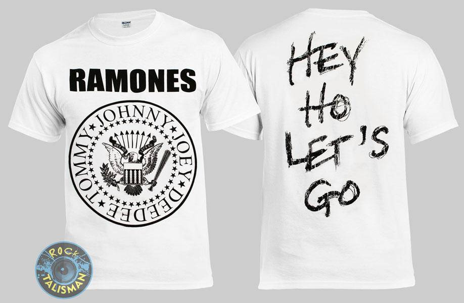 

Футболка RAMONES Hey Ho Let's Go белая L