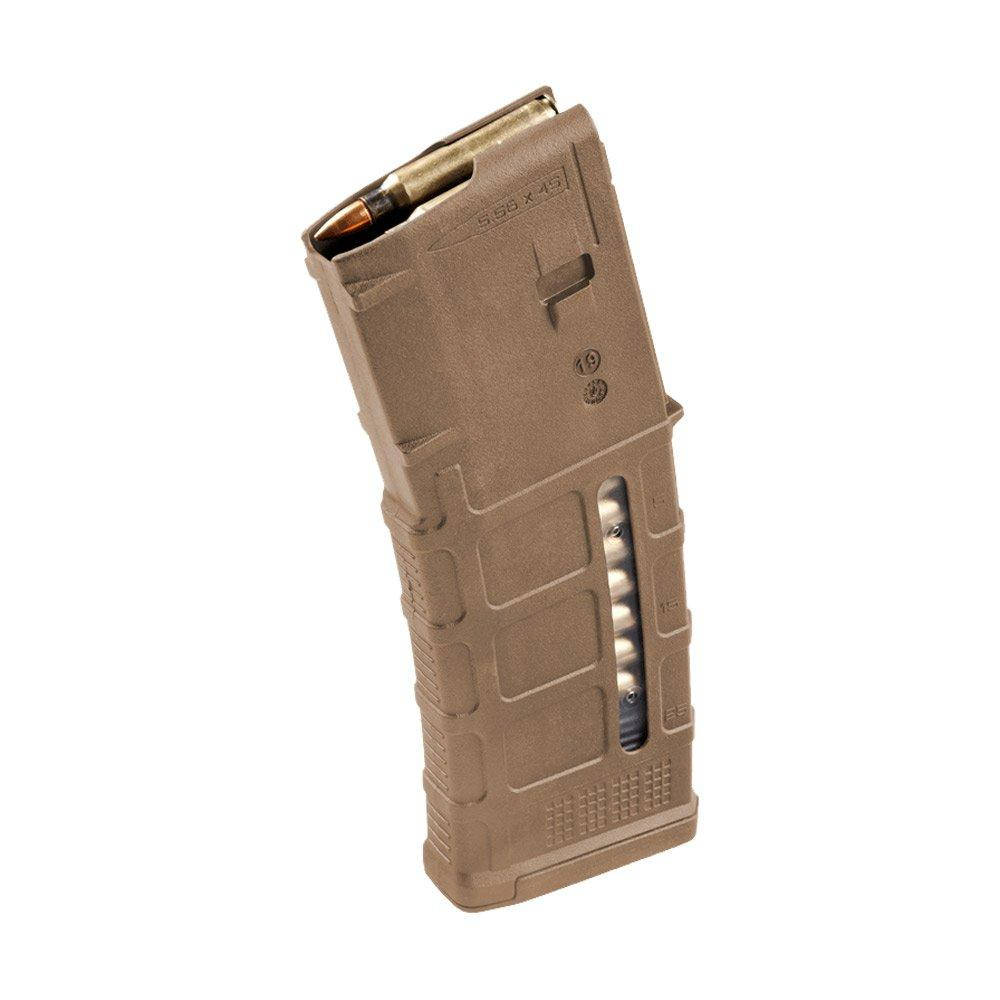 

Магазин Magpul® PMAG® 30 GEN M3™ Window 5.56x45mm NATO на 30 патронов для AR15/M4 цет Medium Coyote Tan.
