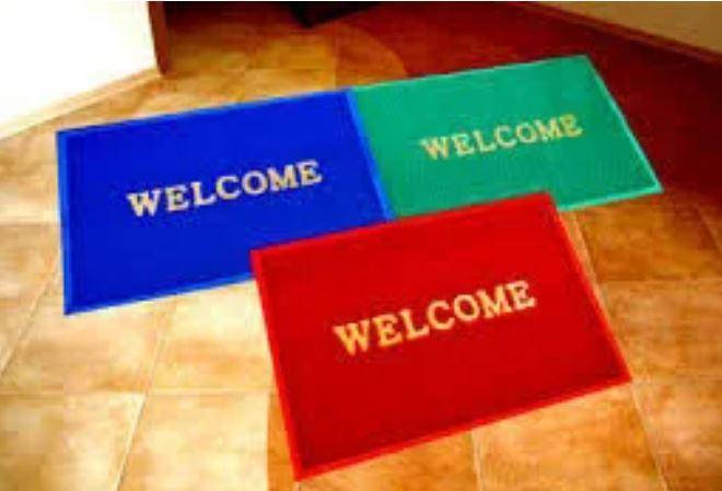 

Коврик придверный Welcome 40х60 см.
