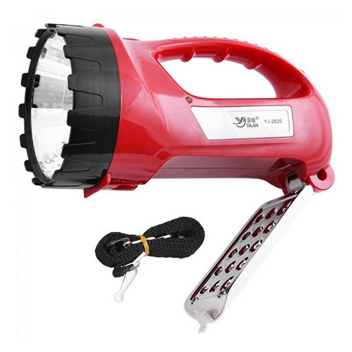 

Фонарь Yajia 2820 5W+15LED (ЗУ 220V, встроен.аккум.1500 mah, 3р) 20см