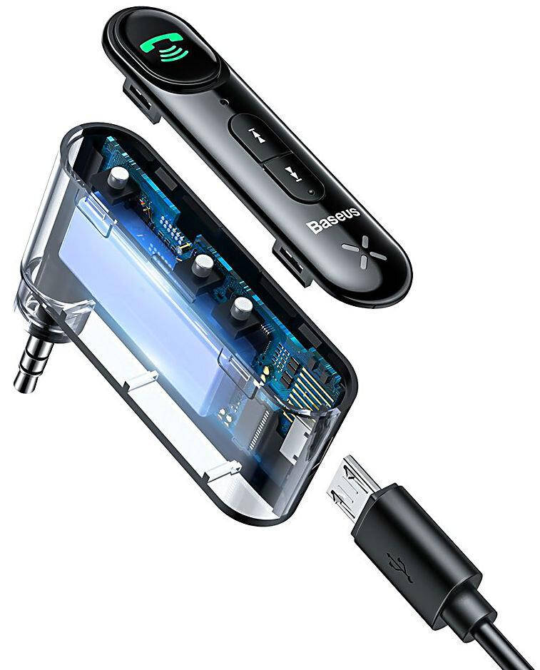 

Блютуз адаптер для магнитолы аукс Aux bluetooth baseus Оригинал