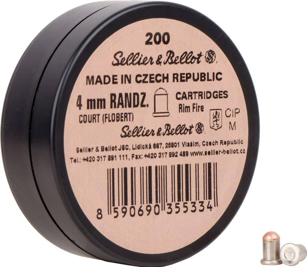 

Патрон Флобера Sellier&Bellot Randz Curte 4мм 1уп=200шт